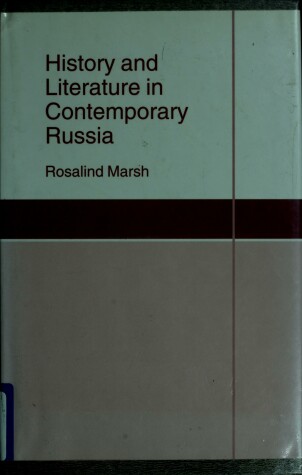 Book cover for Russia, 1985-1994:Literature, CB