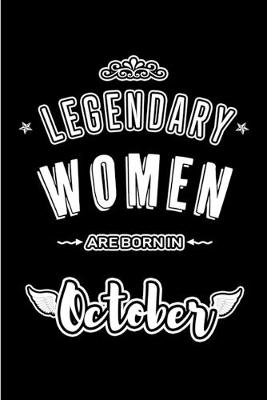 Book cover for Legendary Women are born in October