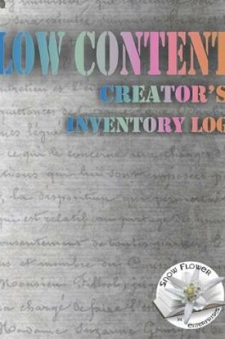 Cover of Low Content Creator's Inventory Log