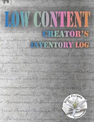 Cover of Low Content Creator's Inventory Log