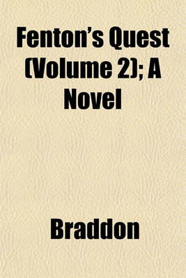 Book cover for Fenton's Quest (Volume 2); A Novel