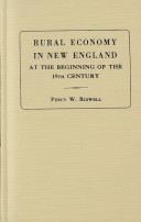 Cover of Rural Economy in New England at the Beginning of the Nineteenth Century