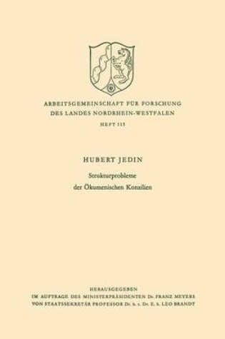 Cover of Strukturprobleme Der OEkumenischen Konzilien