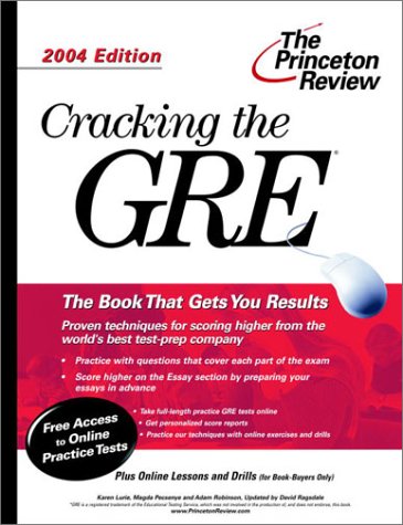 Book cover for Pr: Cracking the Gre 2004