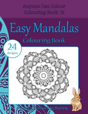 Book cover for Easy Mandalas Colouring Book