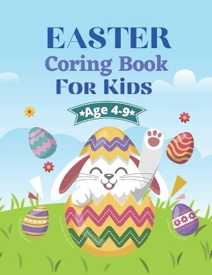 Book cover for Easter Coloring Book For Kids Age 4-9