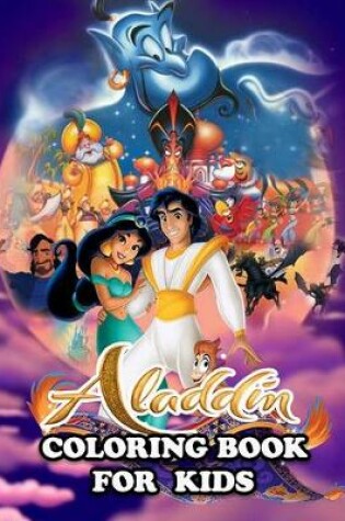 Cover of Aladdin Coloring Book for Kids