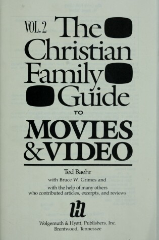 Cover of The Christian Family's Guide to Movies and Video