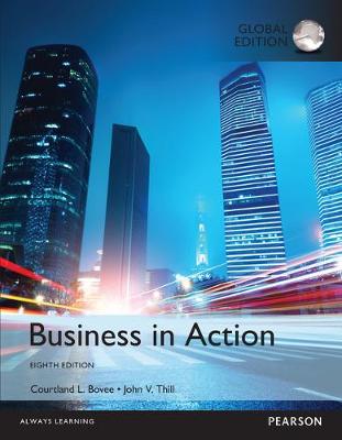 Book cover for Business in Action plus MyBizLab with Pearson eText, Global Edition
