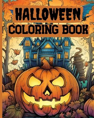 Book cover for Halloween Coloring Book For Kids