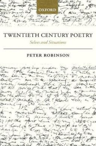 Cover of Twentieth Century Poetry