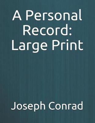 Book cover for A Personal Record