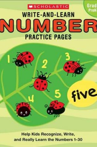 Cover of Write-And-Learn Number Practice Pages