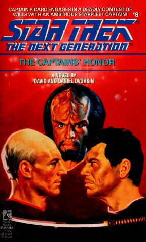 Book cover for Captains Honor Star Trek the Next Generation #8