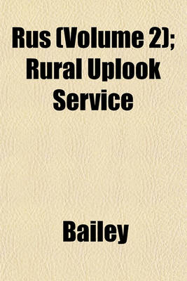 Book cover for Rus (Volume 2); Rural Uplook Service
