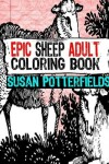 Book cover for Epic Sheep Adult Coloring Book