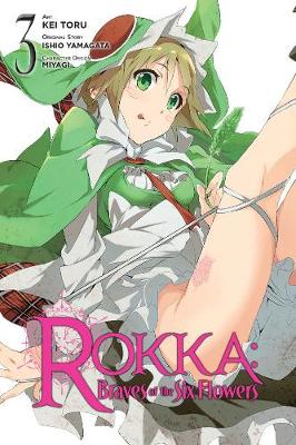 Book cover for Rokka: Braves of the Six Flowers, Vol. 3 (manga)