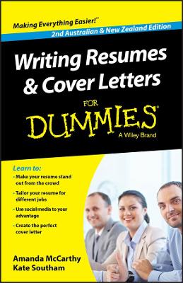 Book cover for Writing Resumes and Cover Letters For Dummies - Australia / NZ