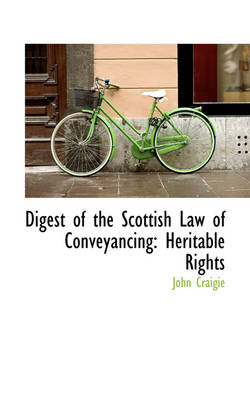 Book cover for Digest of the Scottish Law of Conveyancing