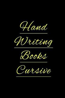 Book cover for Hand Writing Books Cursive