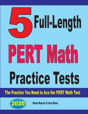 Book cover for 5 Full-Length PERT Math Practice Tests