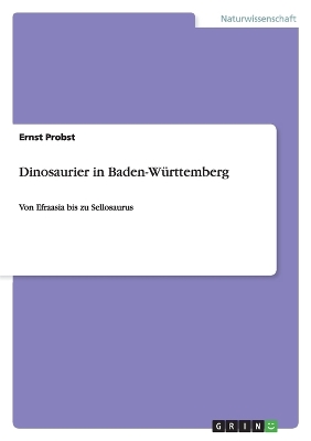 Book cover for Dinosaurier in Baden-Württemberg