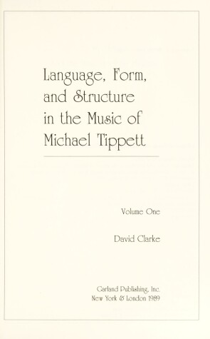 Cover of Language Form Struct 2vls