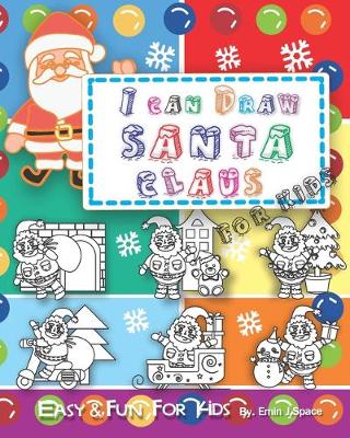 Book cover for I can Draw Santa Claus for Kids