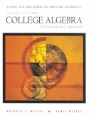 Book cover for S S M Coll Algebra a Contemp