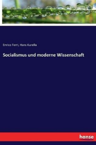 Cover of Socialismus und moderne Wissenschaft