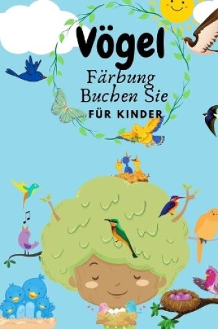 Cover of Vögel Färbung Buch für Kinder