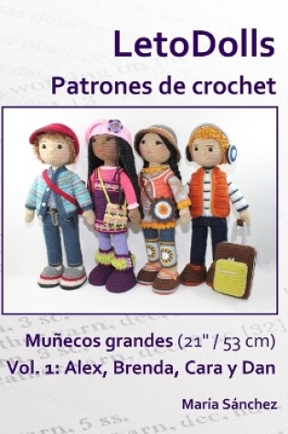 Cover of LetoDolls Patrones de crochet Muñecos grandes (21" / 53 cm) Vol. 1