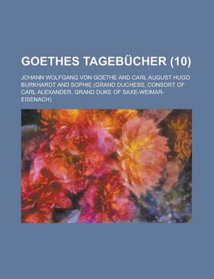 Book cover for Goethes Tagebucher (10 )