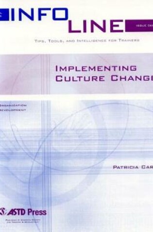 Cover of Implementing Culture Change