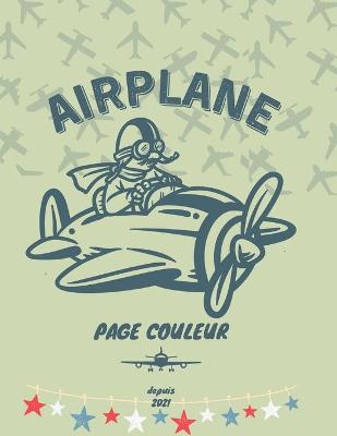 Book cover for Airplane Page Couleur