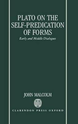 Book cover for Plato on the Self-Predication of Forms