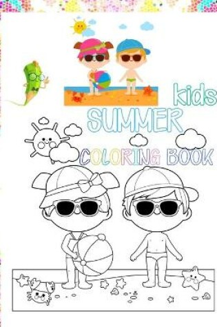 Cover of Summer Kids Coloring Book