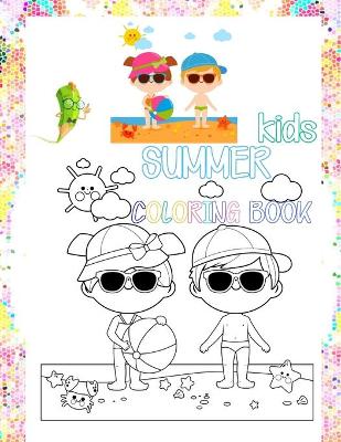 Book cover for Summer Kids Coloring Book