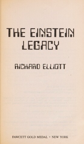 Book cover for The Einstein Legacy