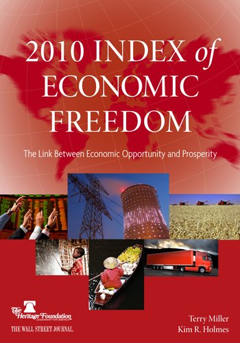 Book cover for 2010 Index of Economic Freedom