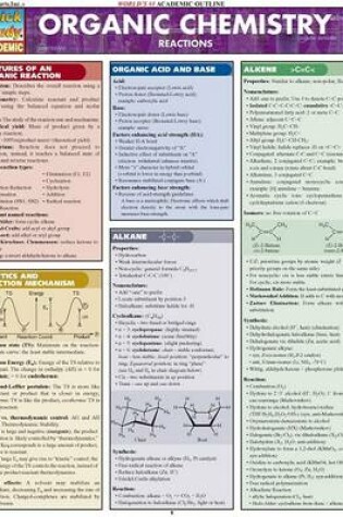 Cover of Organic Chemistry Reactions