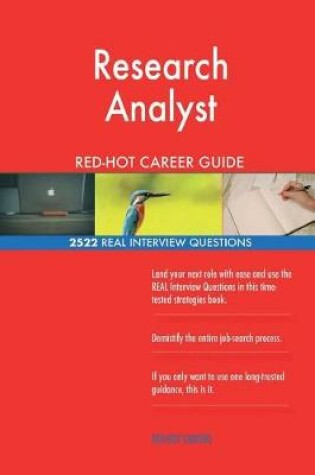 Cover of Research Analyst Red-Hot Career Guide; 2522 Real Interview Questions