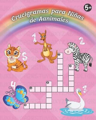 Book cover for Crucigramas para niñas de animales