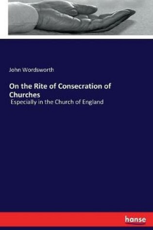 Cover of On the Rite of Consecration of Churches