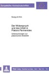 Book cover for Der Widerspruch Und Das Urteil in Platons Parmenides