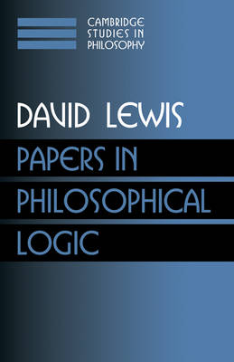 Book cover for Papers in Philosophical Logic: Volume 1