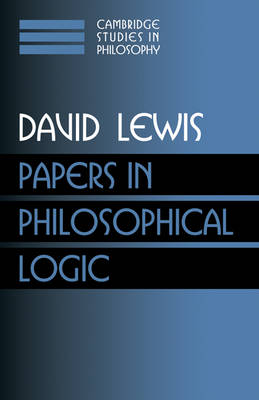 Cover of Papers in Philosophical Logic: Volume 1