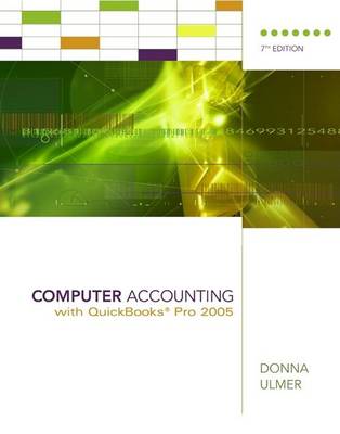 Book cover for Computer Accounting with QuickBooks 2005