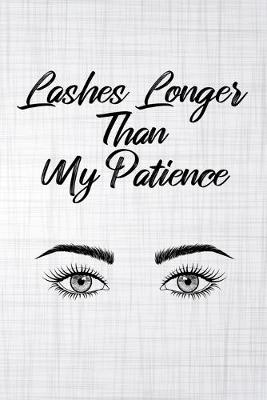 Book cover for Lashes Longer Than My Patience