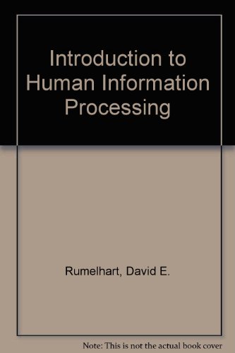 Book cover for Introduction to Human Information Processing